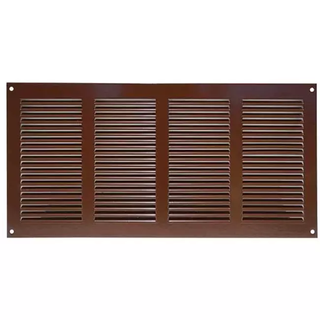 Metal grille 400x200mm brown - MR4020B