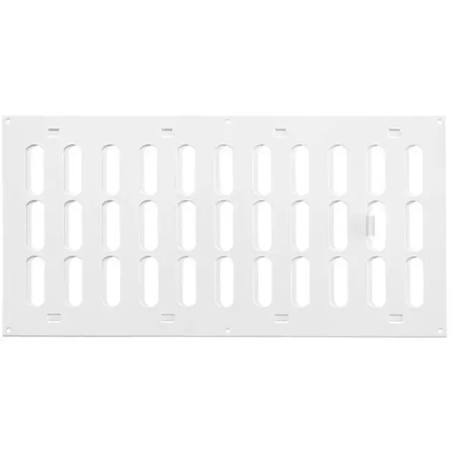 Adjustable metal slot diffuser 400x200 white - MR4020R - RAL9016
