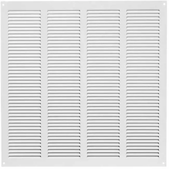 Metal grille 400x400mm white - MR4040