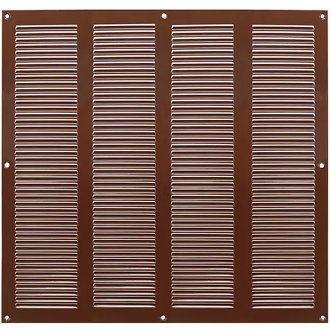 Metal grille 400x400mm brown - MR4040B