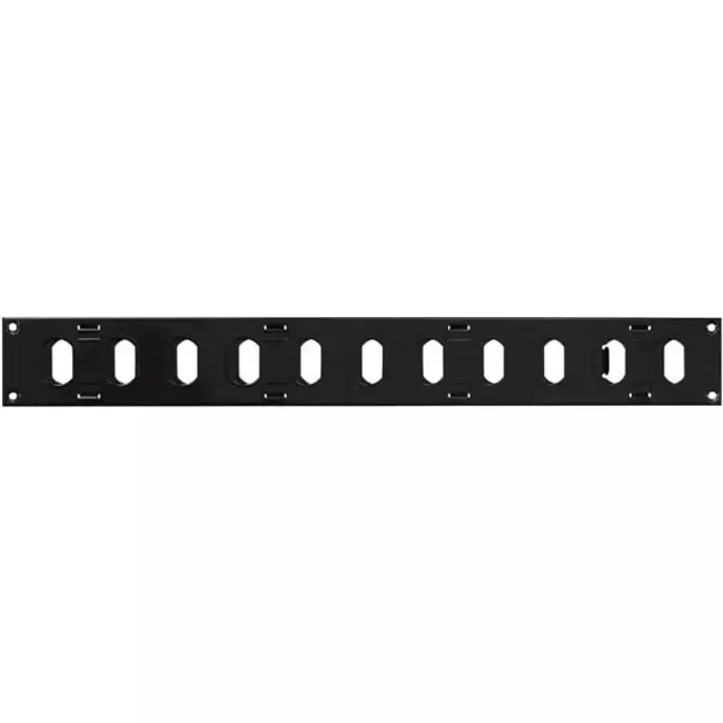 Adjustable metal slot diffuser 400x50 black - MR405RM - RAL9005