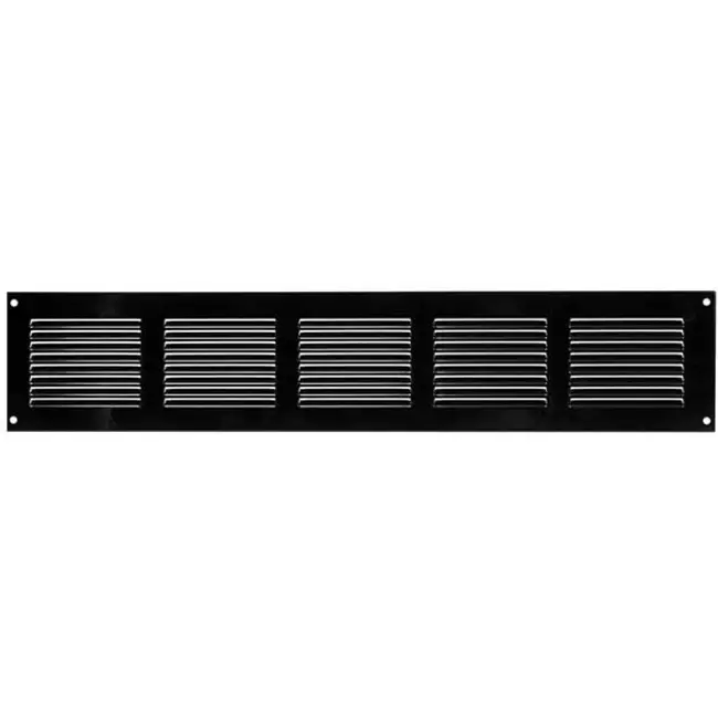 Metal grille 500x100mm black - MR5010M - RAL9005