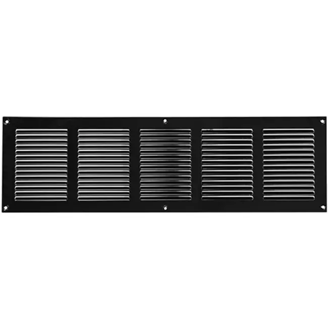 Metal grille 500x150mm black - MR5015M - RAL9005
