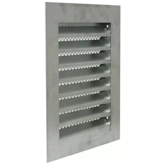 Metal grille industrial 150x200mm zinc - MRF1520Zn