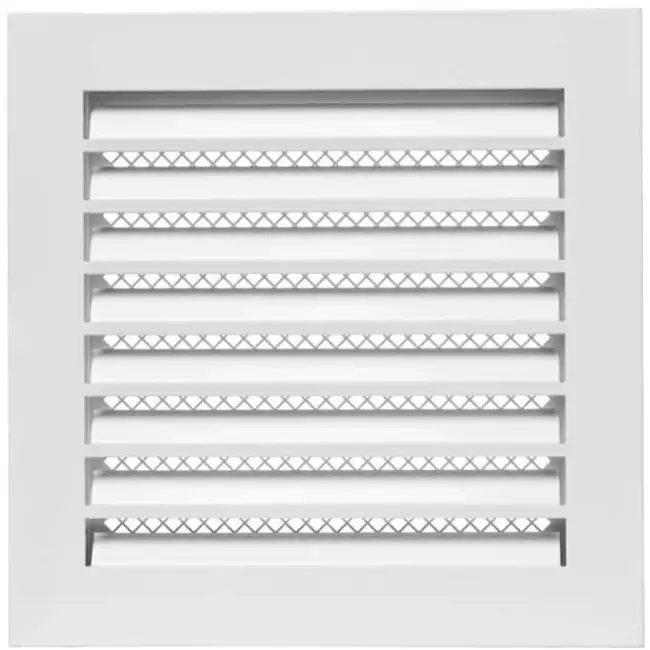 Metal grille industrial 200x200mm white - MRF2020