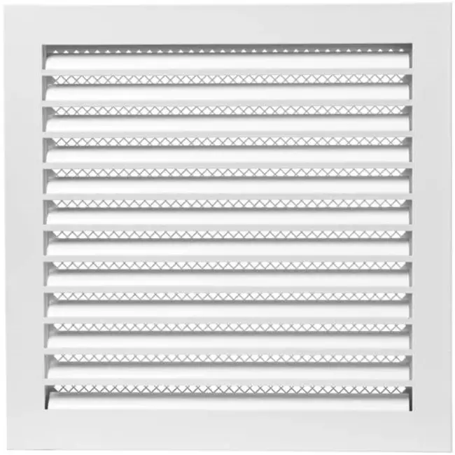 Metal grille industrial 300x300mm white - MRF3030