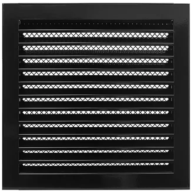 Metal grille industrial 300x300mm Black - MRF3030M