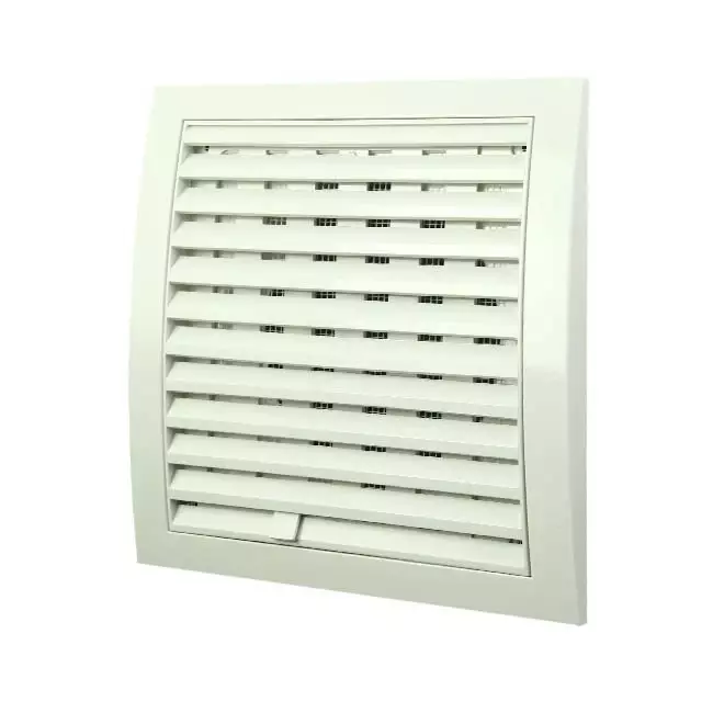 Wall grille adjustable 190x190 diameter: 150 white ND15R