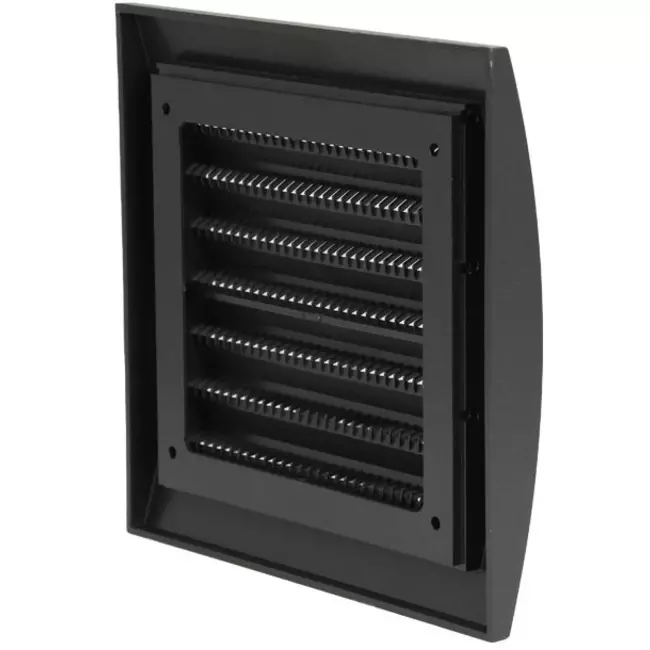 Wall grille Adjustable 150x150 mm diameter 100 mm anthracite - ND10A