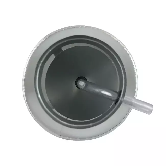 Deflector cover round 100 mm sendzimir zinc-plated