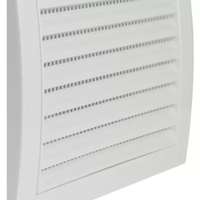 Wall grille 190x190 - Ø125 white - ND12