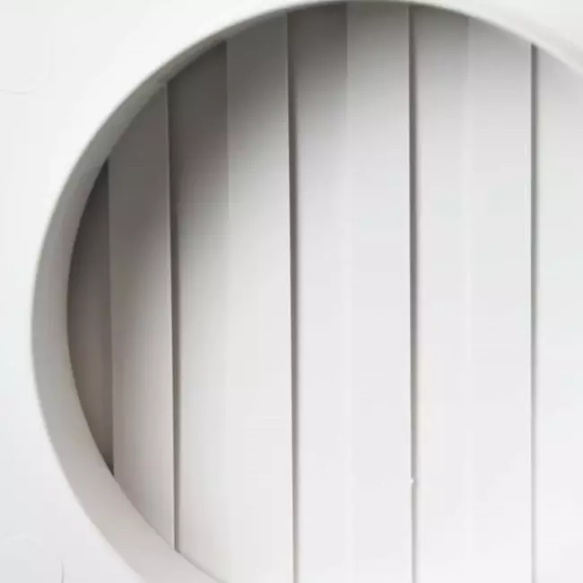 Wall grille adjustable 190x190 diameter: 150 white ND15R