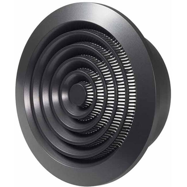 Round ventilation grille Ø125 mm anthracite - NGA125A