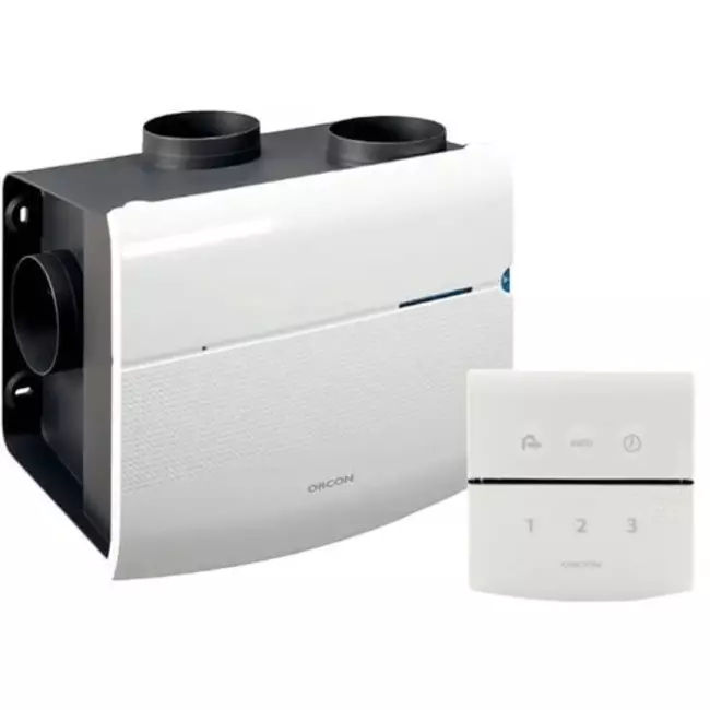 Orcon MVS-15R Package 550 m³/h + RFT control - grounded plug