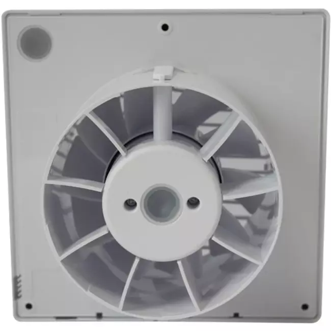 Bathroom extractor fan white - Ø 100 mm (pRim100S)