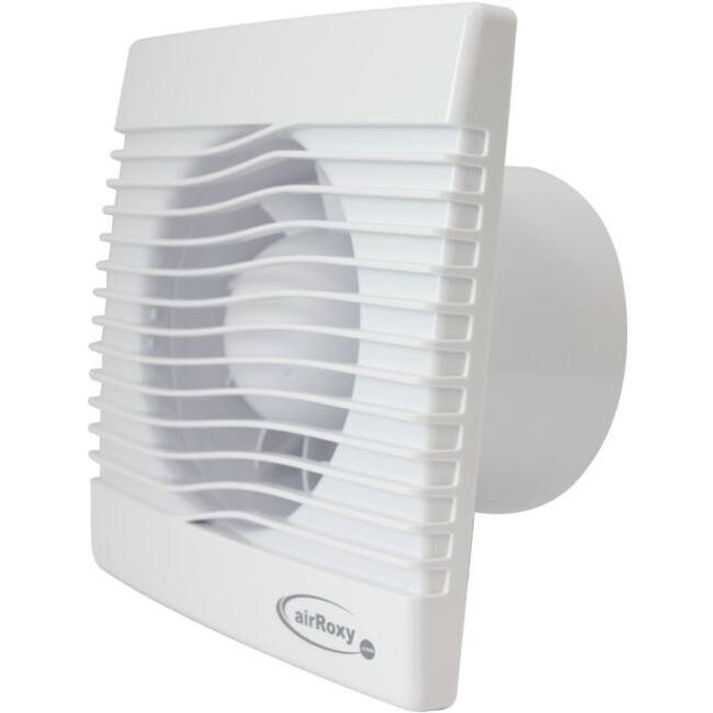 Bathroom extractor fan white with timer - Ø 100 mm (pRim100TS)