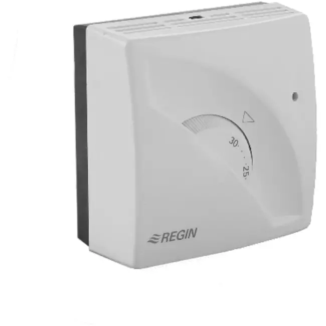 Room thermostat for electric channel heater