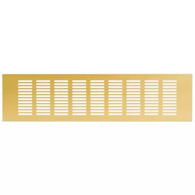 Skirting diffuser aluminium - gold L=400mm x H=100mm -RA1040G