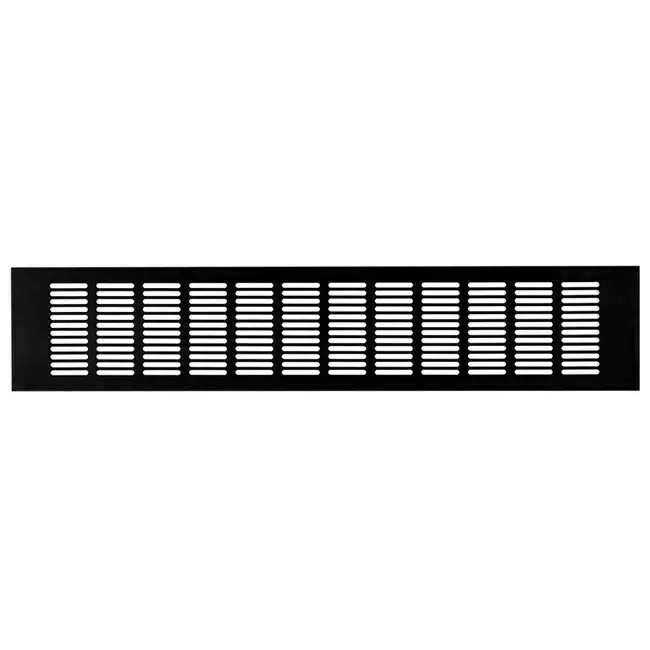 Skirting diffuser aluminium - black L=500mm x H=100mm -RA1050B