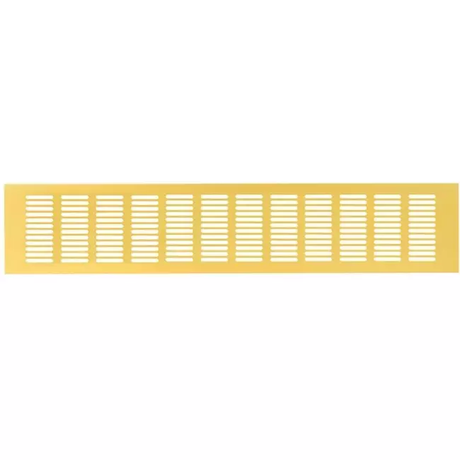 Skirting diffuser aluminium - gold L=500mm x H=100mm -RA1050G