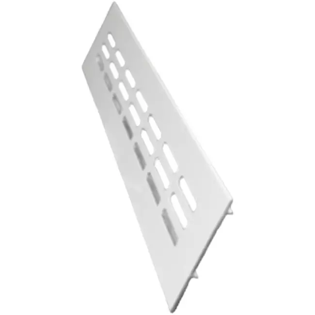 Skirting diffuser aluminium - white L=300mm x H=40mm -RA430