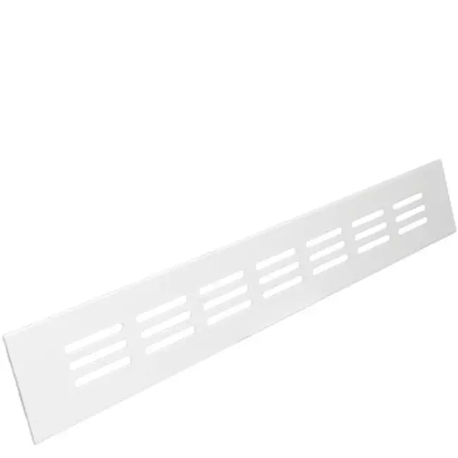 Skirting diffuser aluminium - white L=300mm x H=40mm -RA430