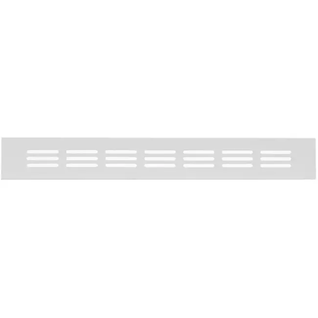Skirting diffuser aluminium - white L=300mm x H=40mm -RA430