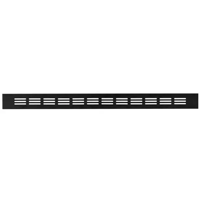 Skirting diffuser aluminium - black L=500mm x H=40mm -RA450B