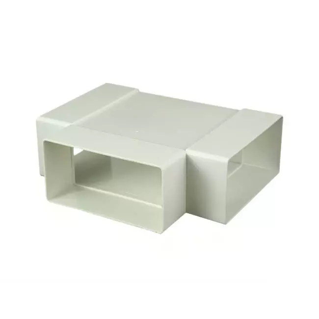 Rectangular plastic T-piece 110 x 55 - KT