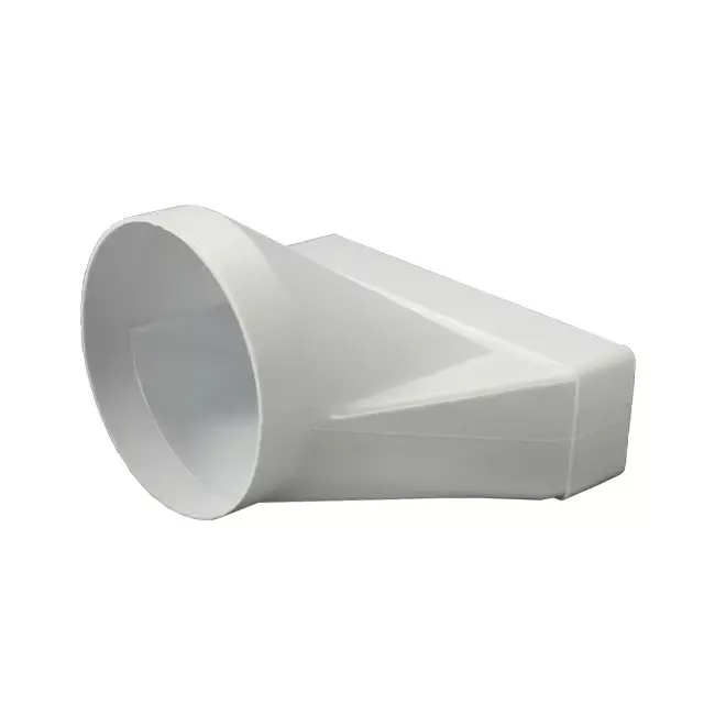 Rectangular plastic reducer Ø 125mm - 220 x 55mm - KSD25-125