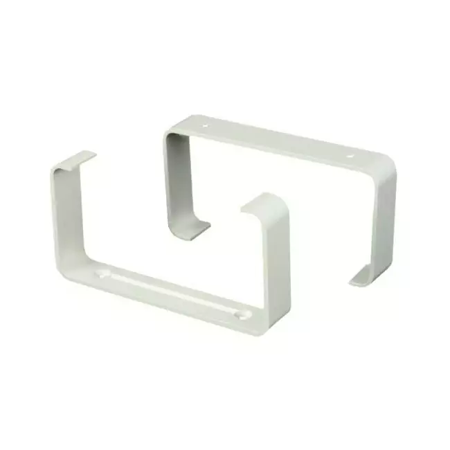 Rectangular plastic brackets (2 pieces) 110 x 55