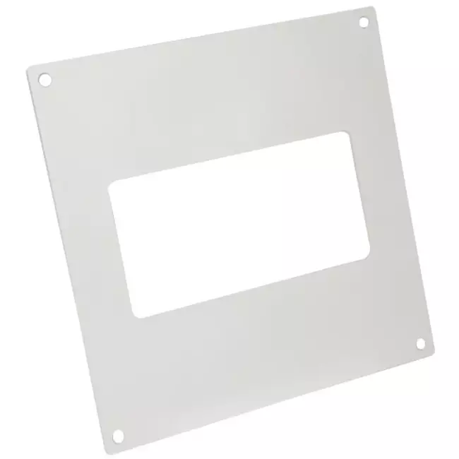 Rectangular plastic wall flange 110 X 55mm - KF