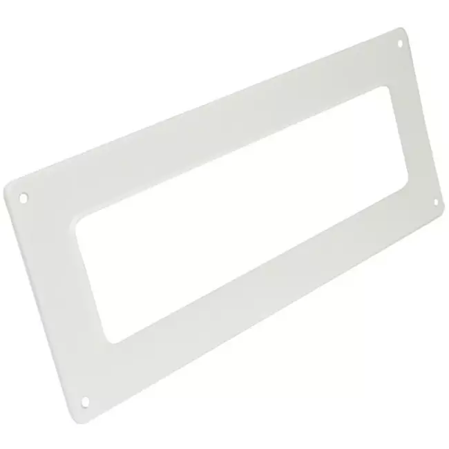 Rectangular plastic wall flange 220 X 55mm - KF25