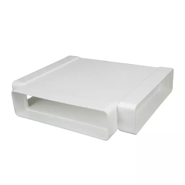 Rectangular plastic T-piece 220 x 55mm - KT25