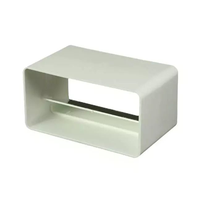 Rectangular plastic back draught shutter 110 x 55 - KV