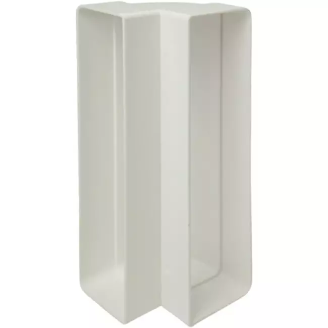 Rectangular plastic vertical 90° bend 220 x 55mm - KLV25-90