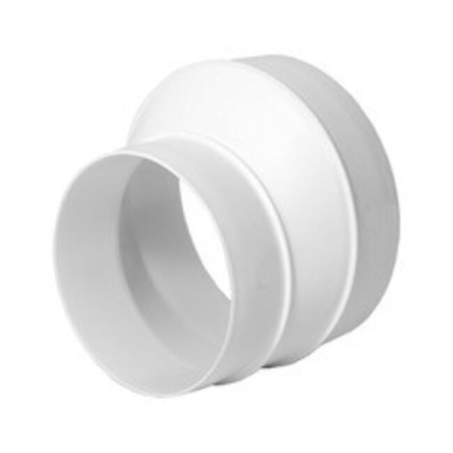 Round plastic connector 125mm to 100mm - AP125-100