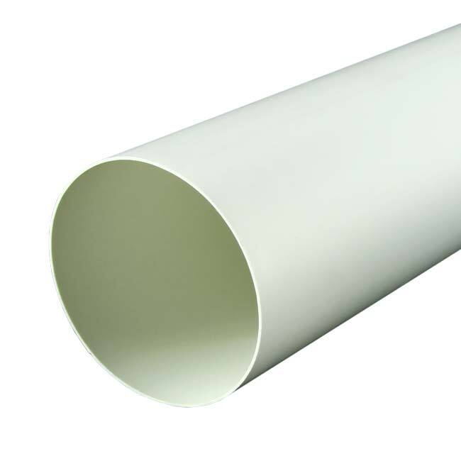 Round plastic ventilation duct&nbspØ 100&nbspmm L= 1 metre A100-1