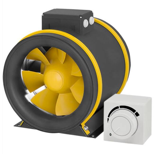 Ruck® ETAMASTER M inline tube fan 1625m³/h - Ø 250 mm + 3-step switch