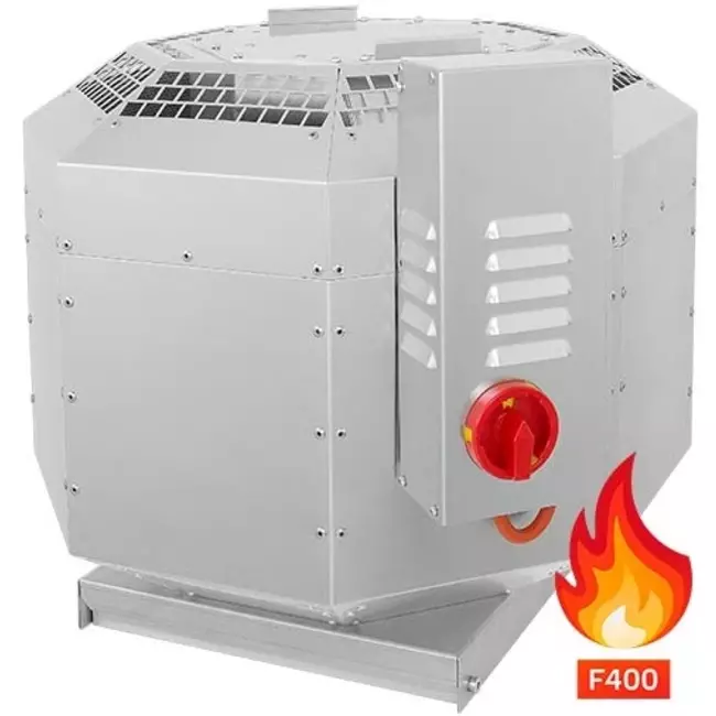 Roof fan insulated flue gasafvoer - DVNI 280 D2 F4 30