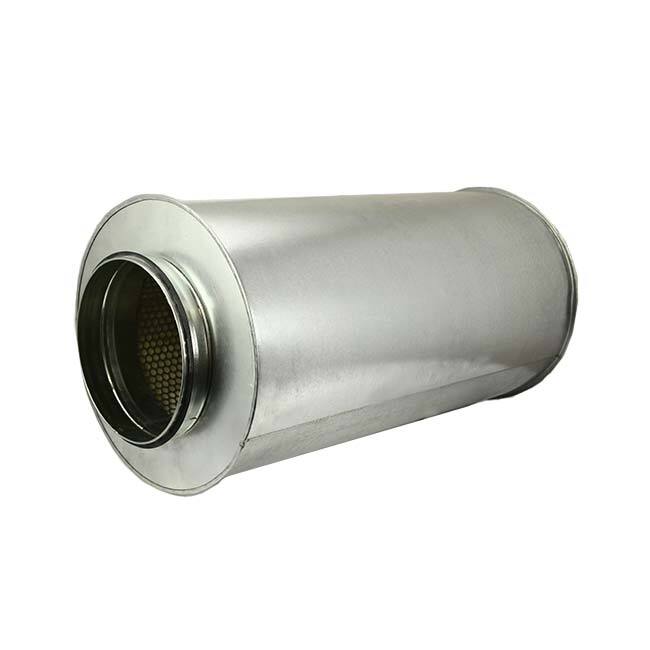 Round silencer diameter 150 mm - length 900 mm (50 mm insulation)