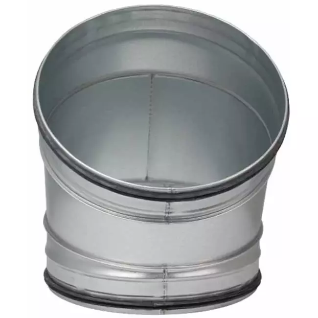 Round spiral bend 45° Ø 315mm for spiral duct