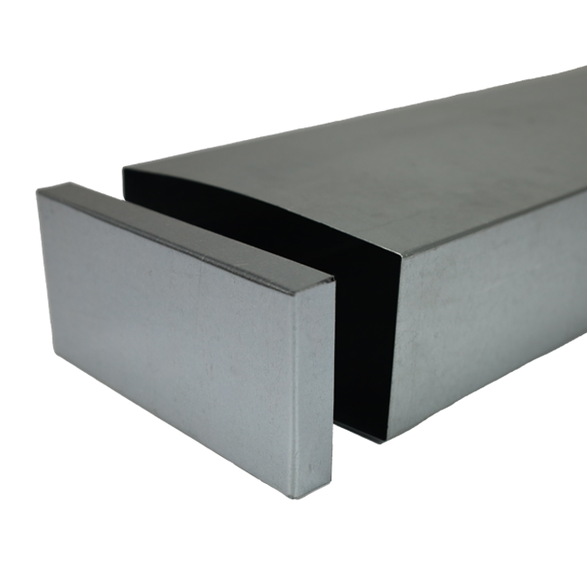 Cover 220x80 mm for flat duct