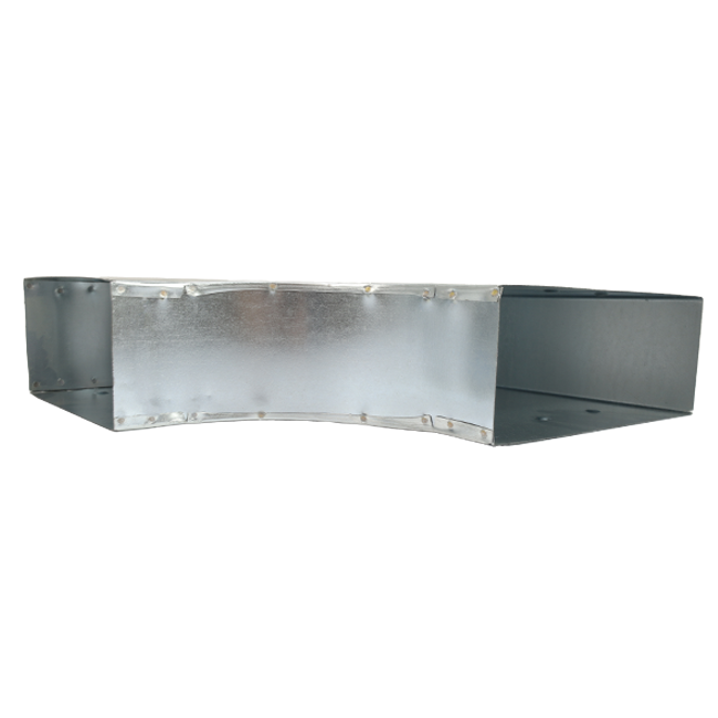 T-piece 90 degrees 220x80 mm - 220x80 mm for flue pipe