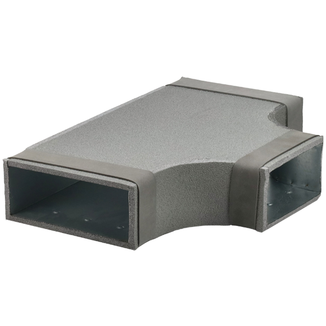 Thermoduct T-piece 90 degrees 220x80 - 220x80 for flue pipe