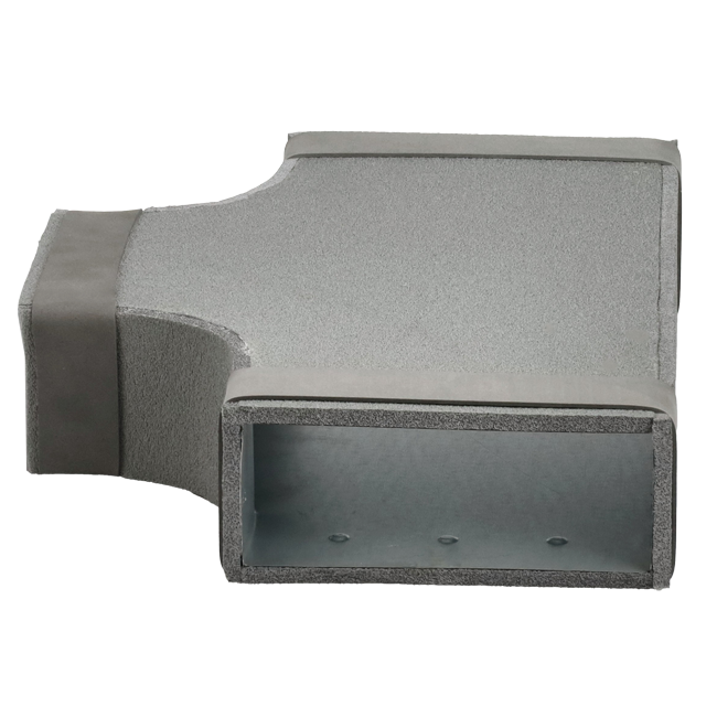 Thermoduct T-piece 90 degrees 220x80 - 220x80 for flue pipe