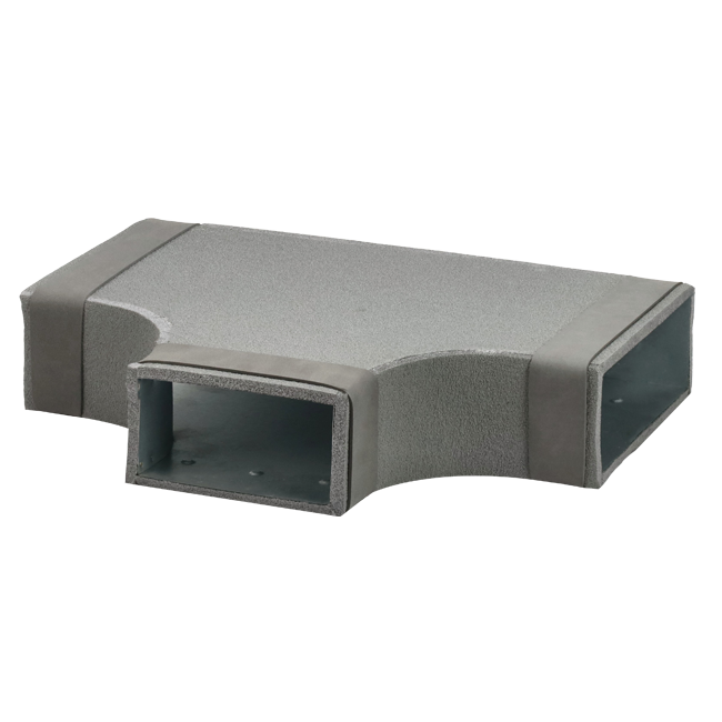 Thermoduct T-piece 90 degrees 220x80 - 220x80 for flue pipe