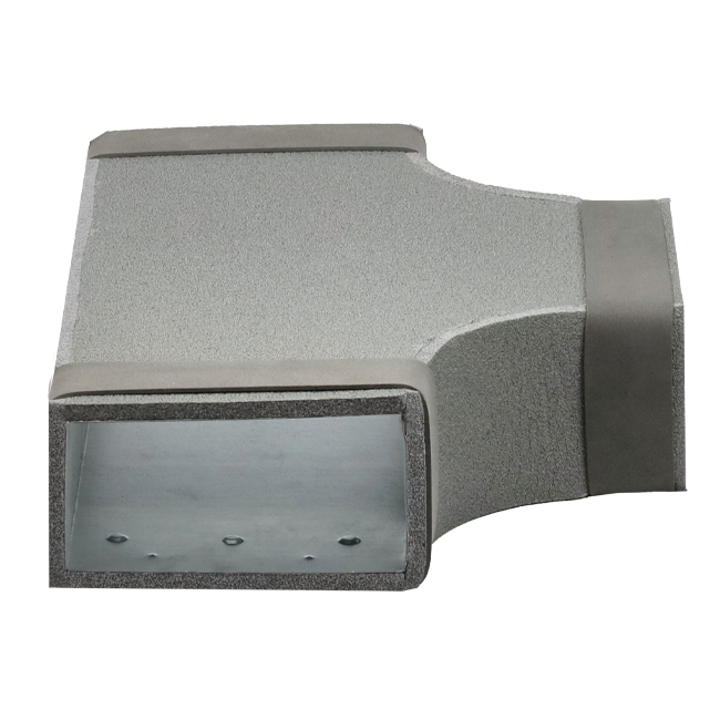 Thermoduct T-piece 90 degrees 300x80 - 300x80 for flue pipe