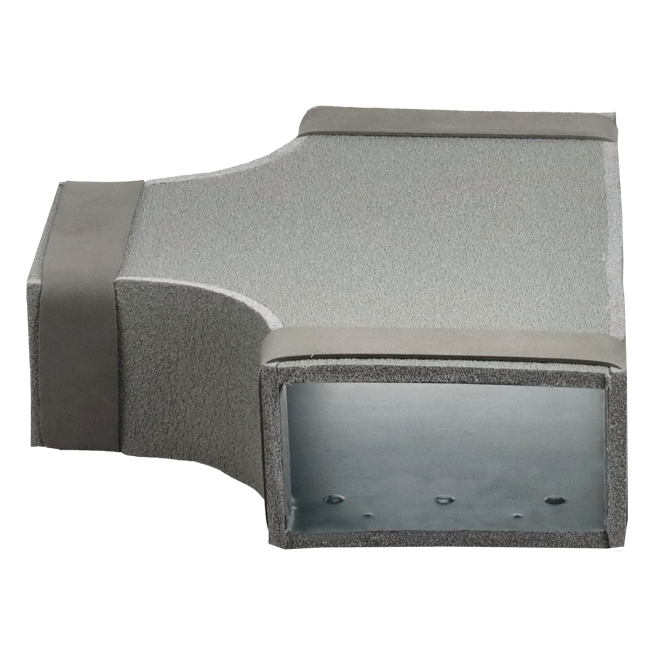 Thermoduct T-piece 90 degrees 300x80 - 300x80 for flue pipe