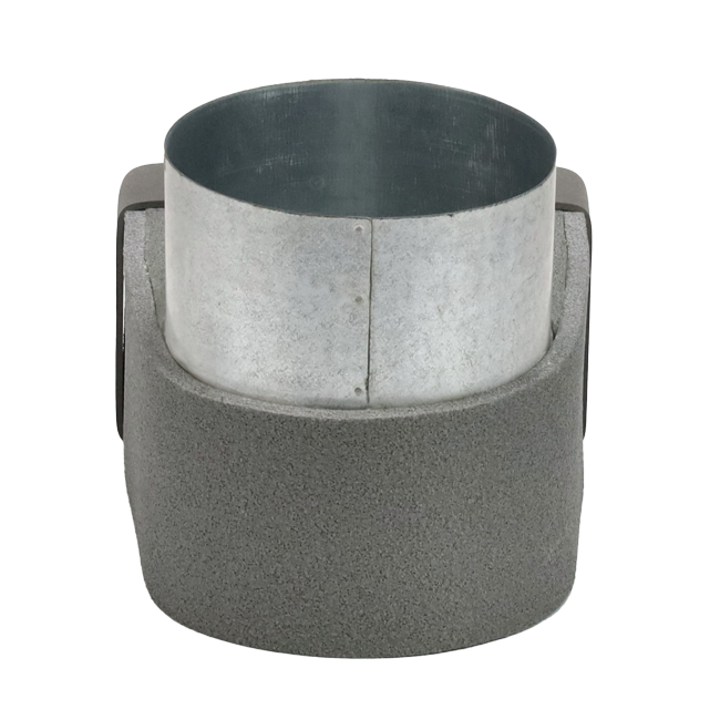Thermoduct elbow 170mm x 80mm to diameter 160 mm for ducting